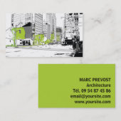 Business card - Architecture-visitekaartje Visitekaartje (Voorkant / Achterkant)