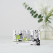 Business card - Architecture-visitekaartje Visitekaartje (Staand voorkant)