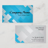 Business card - Carte de visite Blue Concept (Devant / Derrière)