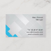 Business card - Carte de visite Blue Concept (Dos)