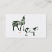 Business card & horse visitekaartje (Achterkant)