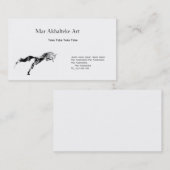 Business card & horse visitekaartje (Voorkant / Achterkant)