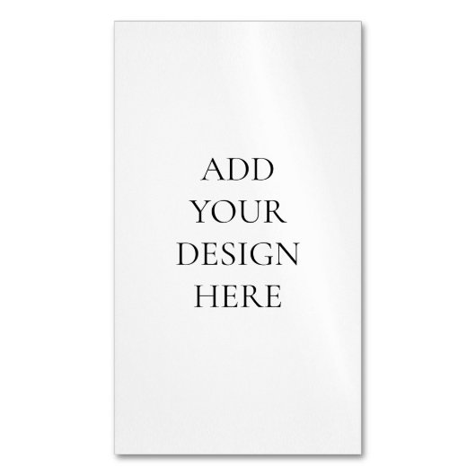 Business Card Magnet (devant Vertical)