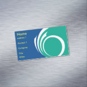 Business Card Magnet with Flag of Ottawa, Canada (In Situ)