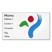Business Card Magnet with Flag of Seoul (devant)