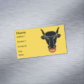 Business Card Magnet with Flag of Uri, Switzerland (In Situ)
