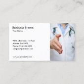 Business Card-sjabloon voor dokter Visitekaartje (Voorkant)