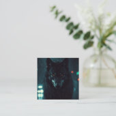 Business card vierkante visitekaartje (Staand voorkant)