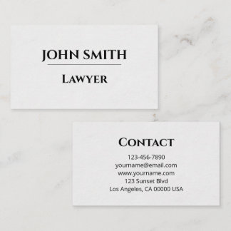 Business card visitekaartje
