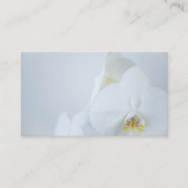 Business Card White Orchids Visitekaartje