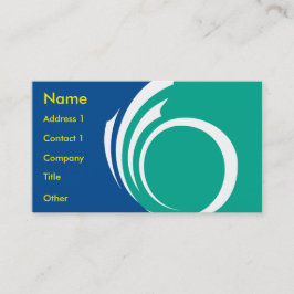 Business Card with Flag of Ottawa, Canada Visitekaartje