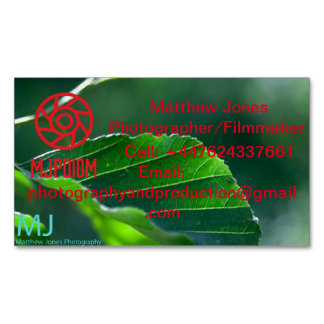 Business cards magnetisch visitekaartje