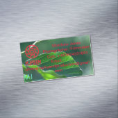 Business cards magnetisch visitekaartje (Voorbeeld)