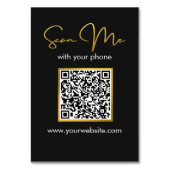 Business | Carte de table de code QR Mariage (Par défaut)