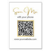 Business | Carte de table de code QR Mariage (Par défaut)