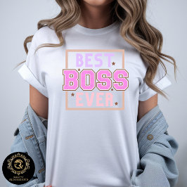 Business Casual Graphic Tee - Best Boss Ever  Tri-Blend Shirt