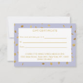 BUSINESS CERTIFICATE gift for you (Achterkant)