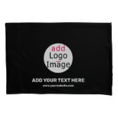 Business Chic  Brand Black Kussensloop (Voorkant-Links)