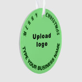 Business Christmas Light Green Circle (devant)
