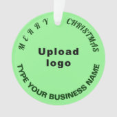 Business Christmas Light Green Circle (devant)