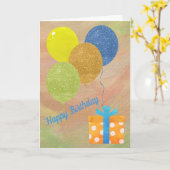 Business Company Birthday Kaart (Gele Bloem)