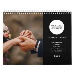 Business Company Logo 2023 Aangepaste fotokalender Kalender