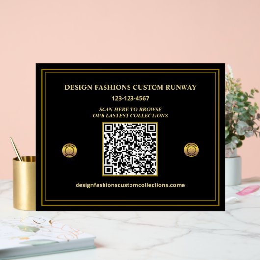 Business Company QR Code Logo Promotion (Mariage)