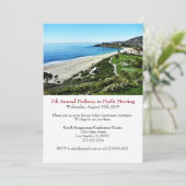 Business Conference Corporate Event Invitation (Debout devant)