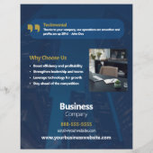 Business Consulting Corporate Flyer Template (Achterkant)