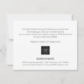 Business Corporate Hartelijk dank voor Gold Black  (Achterkant)