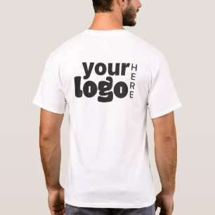 Business Custom Logo Bedrijf Branded Medewerker T-shirt