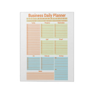 Business Daily Planner, Nieuwjaar Notitieblok