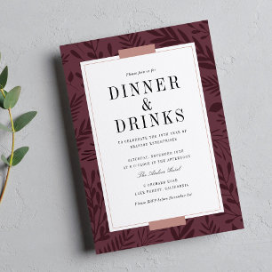 Business Dinner & Drink - Bourgogne Kaart