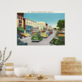 Business District, Shelby, North Carolina  Poster (Kitchen)