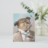Business Dog Briefkaart (Staand voorkant)