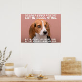 Business Dog Poster (Keuken)
