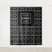 Business Event Backdrop van het bedrijf Logo Wandkleed (Voorkant)