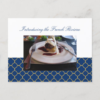Business event-uitnodiging voor Quatrefoil navy cl Uitnodiging Briefkaart