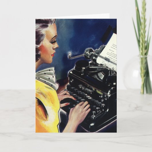  Business Executive Secretary-typebrief Kaart (Voorkant)