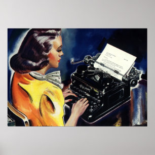 Business Executive Secretary-typebrief Poster