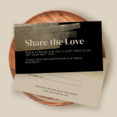 Business Faux Gold Brush Reference Kaart