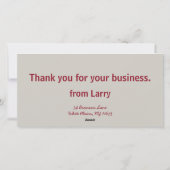 Business Garden Landscape Dogwood Holiday Card Feestdagenkaart (Achterkant)