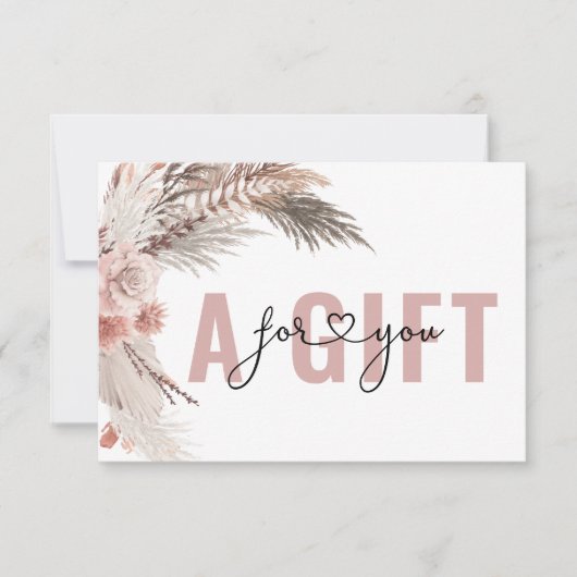 BUSINESS GIFT CERTIFICATE | BOHO (Voorkant)