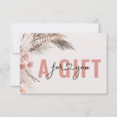 BUSINESS GIFT CERTIFICATE | BOHO (Voorkant)