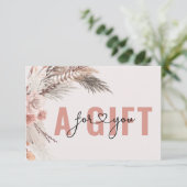 BUSINESS GIFT CERTIFICATE | BOHO (Staand voorkant)