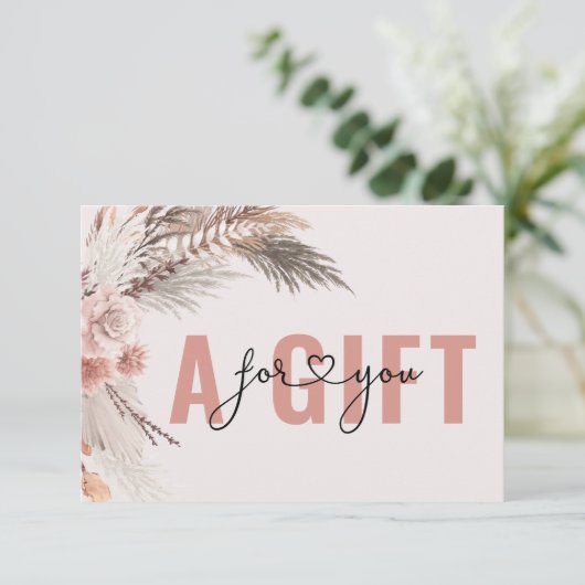 BUSINESS GIFT CERTIFICATE | BOHO (Staand voorkant)