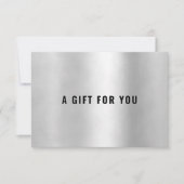 BUSINESS GIFT CERTIFICATE | Gold (Voorkant)