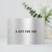 BUSINESS GIFT CERTIFICATE | Gold (Staand voorkant)