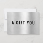 BUSINESS GIFT CERTIFICATE | Gold (Voorkant)