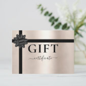 BUSINESS GIFT CERTIFICATE | Modern | Ribbon (Staand voorkant)